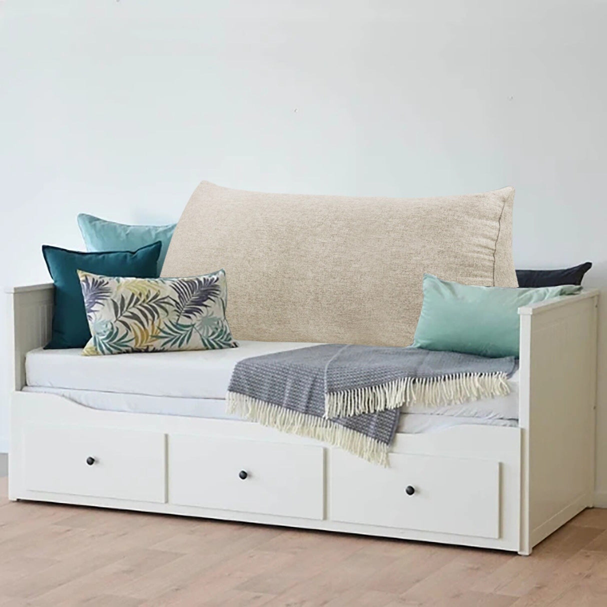 Bed Rest Wedge Reading TV Watching Back Support Headboard Pillow