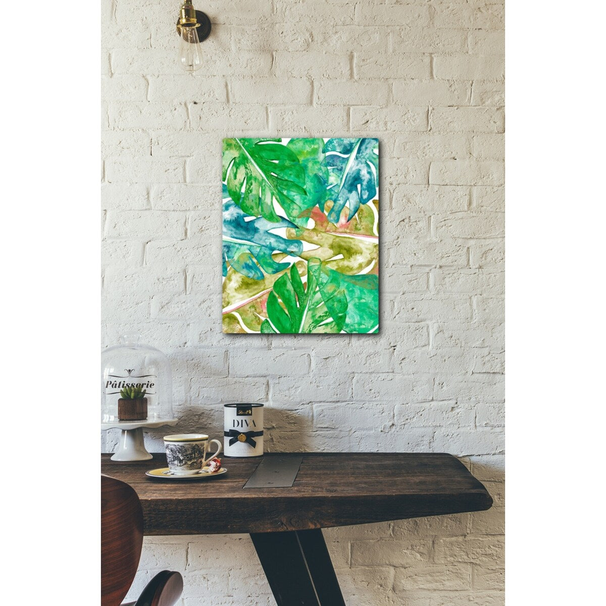 Bed of Leaves II 16x20 Gallery Wrapped Stretched Canvas