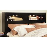 Bed with Storage Drawers in Espresso Finish