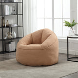 Bedding Bean Bag Sofa Chair High Pressure Foam Adult Material with Padded Foam Padding Compressed Bean Bag With Footrest