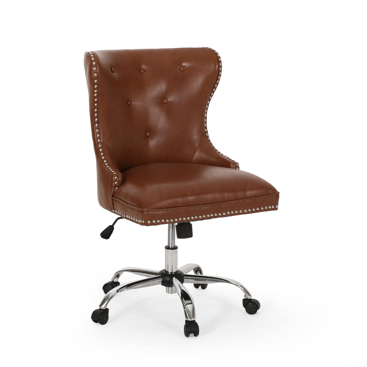 Bedell Tufted Swivel Office Chair by Christopher Knight Home