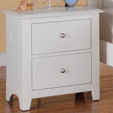 Bedroom Bed Side Table NightstandWooden 2 Drawers Table Nightstands