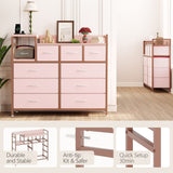 Bedroom Dresser with 9 Drawers