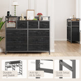Bedroom Dresser with 9 Drawers