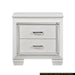 Nightstand of Embossed Front Modern Bed Side Table