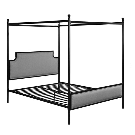 Beechmont Queen Size Upholstered Canopy Bed by Christopher Knight Home