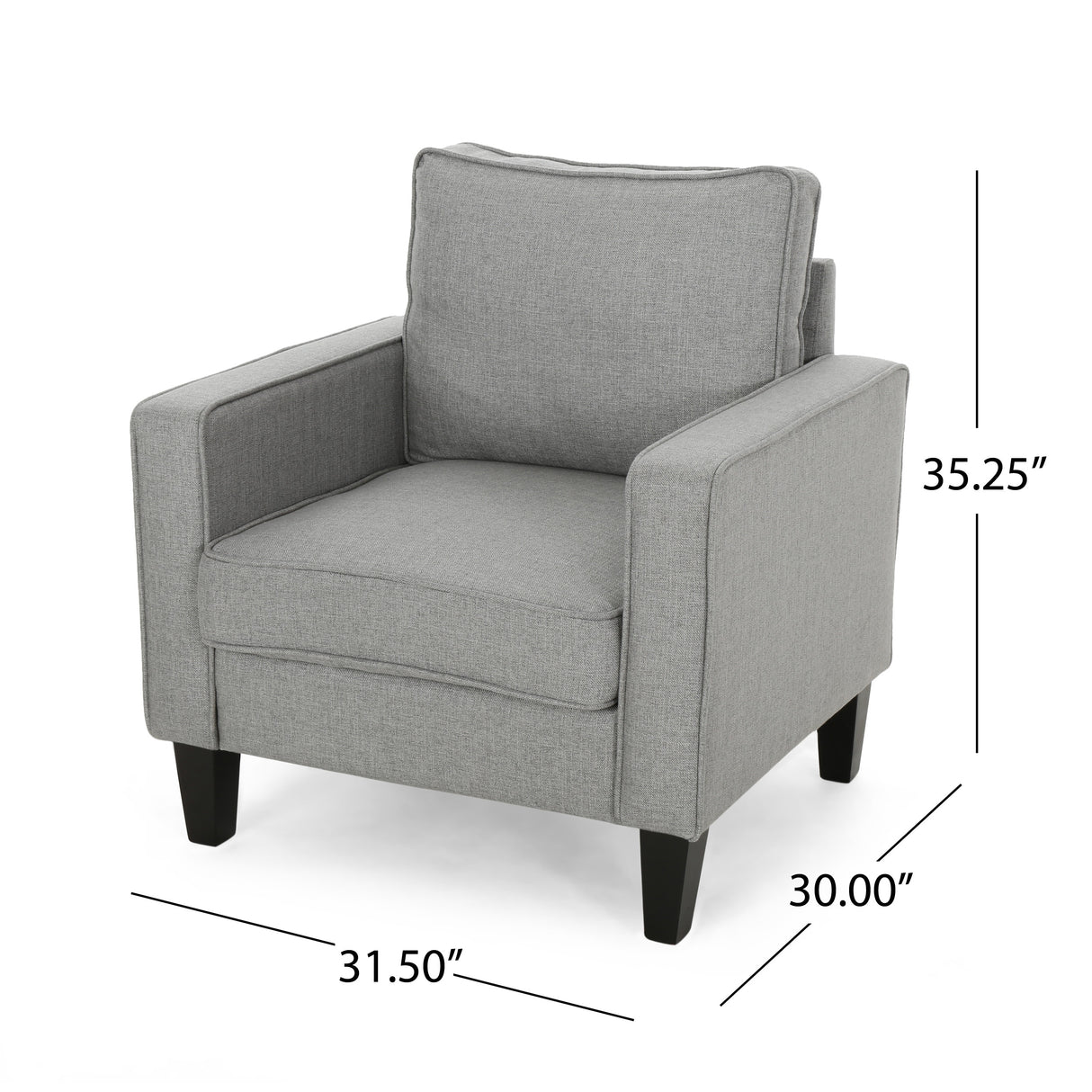 Beeman Contemporary Fabric Club Chair by Christopher Knight Home