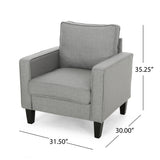 Beeman Contemporary Fabric Club Chair by Christopher Knight Home