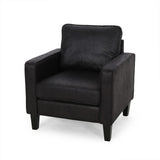 Beeman Contemporary Microfiber Club Chair by Christopher Knight Home