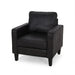 Beeman Contemporary Microfiber Club Chair by Christopher Knight Home
