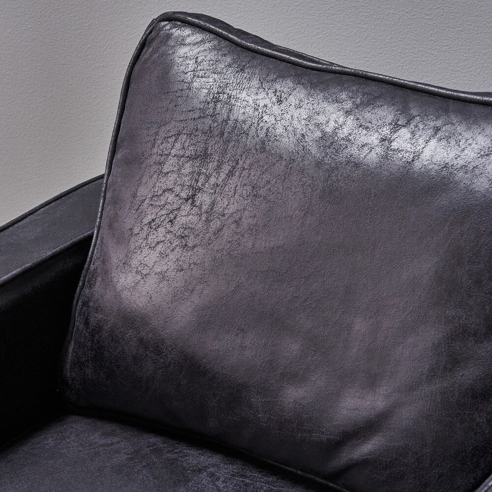 Beeman Contemporary Microfiber Club Chair by Christopher Knight Home