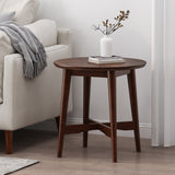 Behrens Indoor Wood End Table by Christopher Knight Home