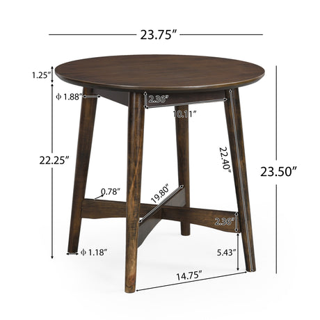 Behrens Indoor Wood End Table by Christopher Knight Home