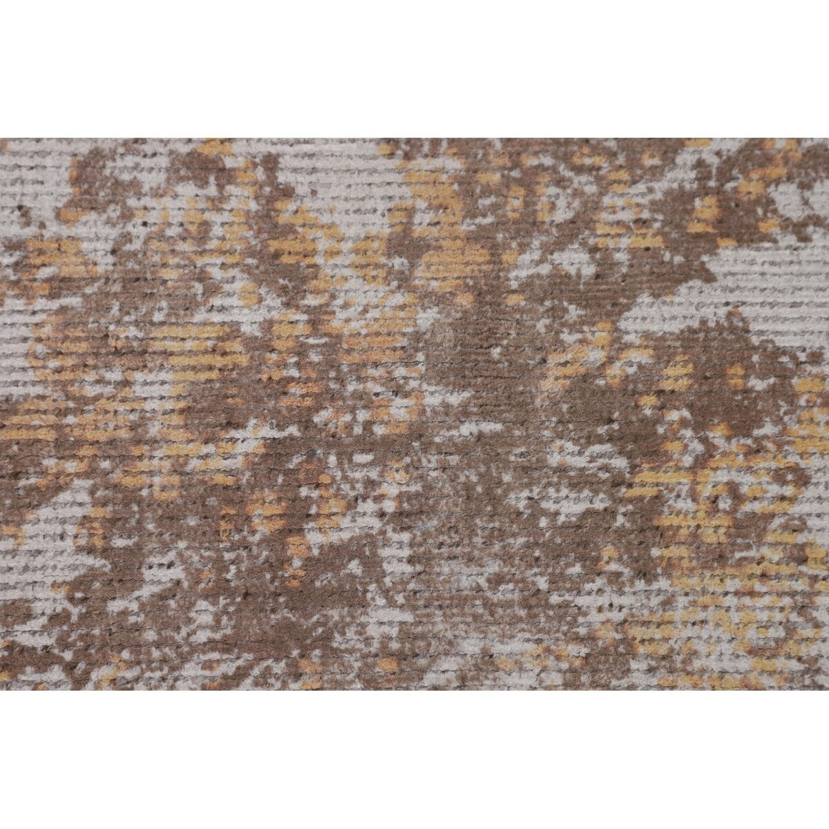 Beige Modern Area Rug Handmade Abstract Wool Carpet - 8'0"x 11'5"