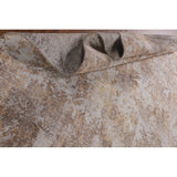 Beige Modern Area Rug Handmade Abstract Wool Carpet - 8'0"x 11'5"