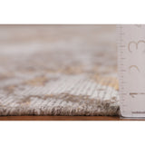 Beige Modern Area Rug Handmade Abstract Wool Carpet - 8'0"x 11'5"