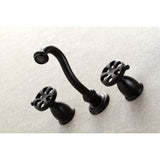 Kingston Brass Belknap 3-Hole Wall Mount Roman Tub Faucet