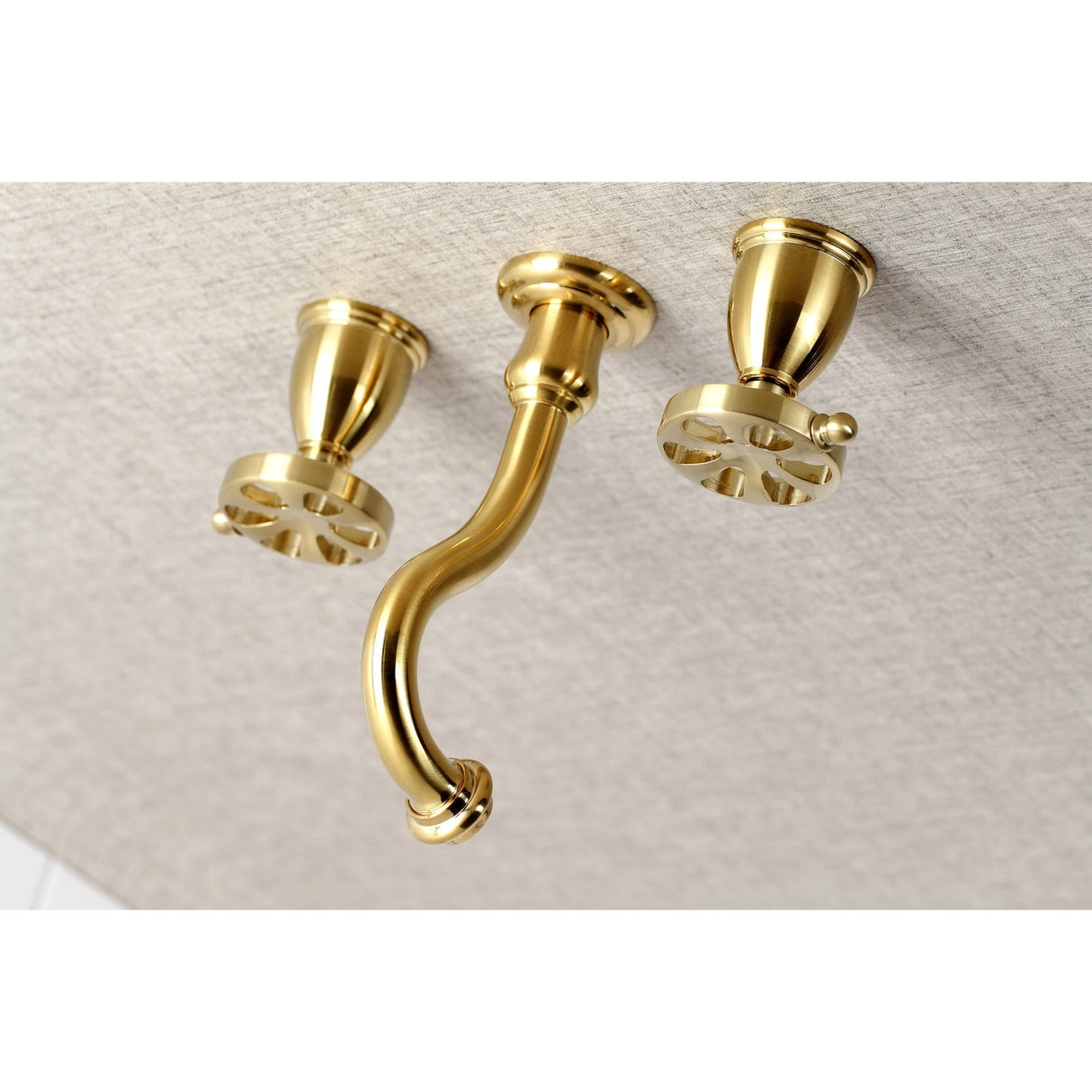 Kingston Brass Belknap 3-Hole Wall Mount Roman Tub Faucet