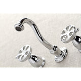 Kingston Brass Belknap 3-Hole Wall Mount Roman Tub Faucet