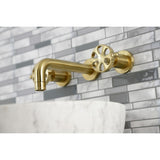 Kingston Brass Belknap Two-Handle 3-Hole Wall Mount Bathroom Faucet