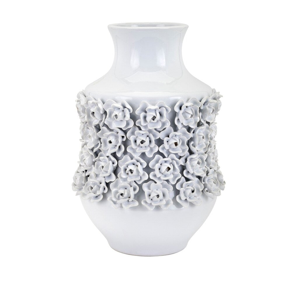 Bella White Large Vase