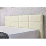 Belle Modern Faux Leather Queen Size Platform Bed