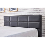 Belle Modern Faux Leather Queen Size Platform Bed