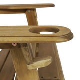 Bellwood Outdoor Acacia Wood Folding Adirondack Chairs (Set of 2) by Christopher Knight Home