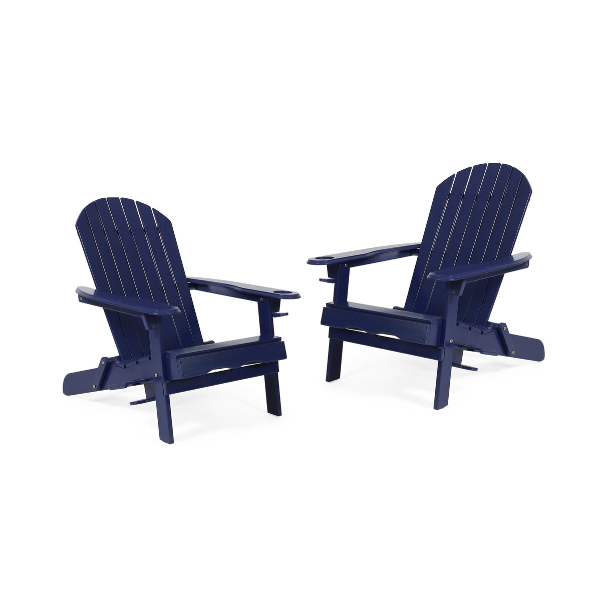 Bellwood Outdoor Acacia Wood Folding Adirondack Chairs (Set of 2) by Christopher Knight Home