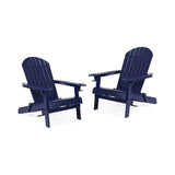 Bellwood Outdoor Acacia Wood Folding Adirondack Chairs (Set of 2) by Christopher Knight Home