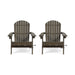 Bellwood Outdoor Acacia Wood Folding Adirondack Chairs (Set of 2) by Christopher Knight Home