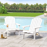 Bellwood Outdoor Acacia Wood Folding Adirondack Chairs (Set of 2) by Christopher Knight Home