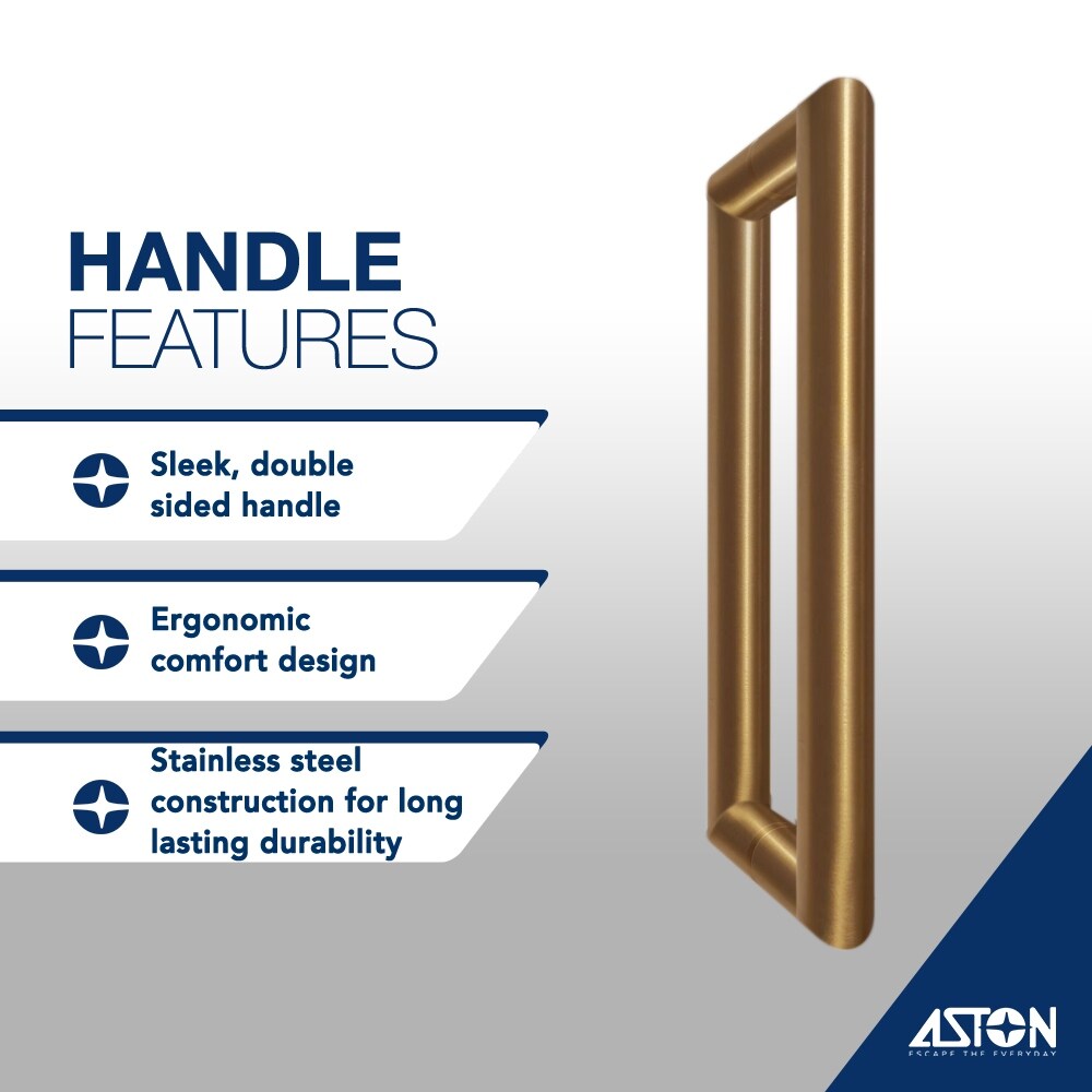 Belmore XL 43.25 - 44.25 in. W x 80 in. H Frameless Hinged Shower Door with Clear StarCast Glass - N/A