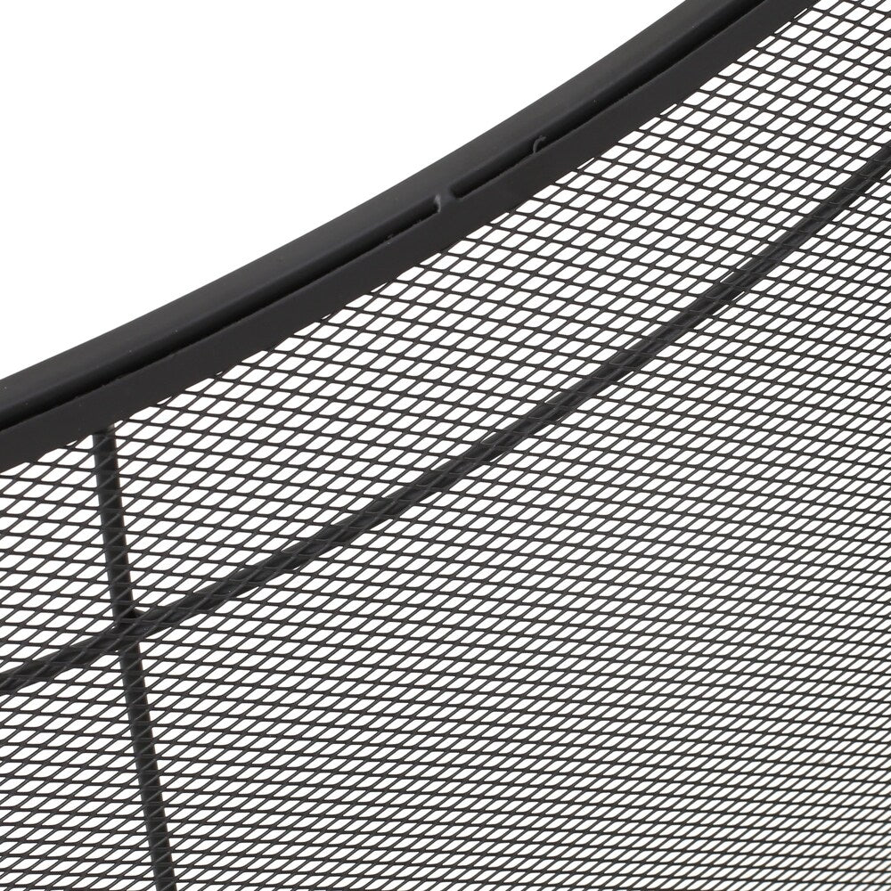 Belton Modern Iron Folding Fireplace Screen by Christopher Knight Home