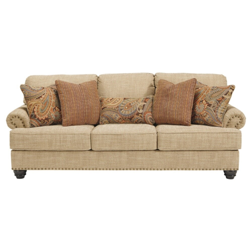 Benchcraft, Candoro Casual Oatmeal Queen Sofa Sleeper
