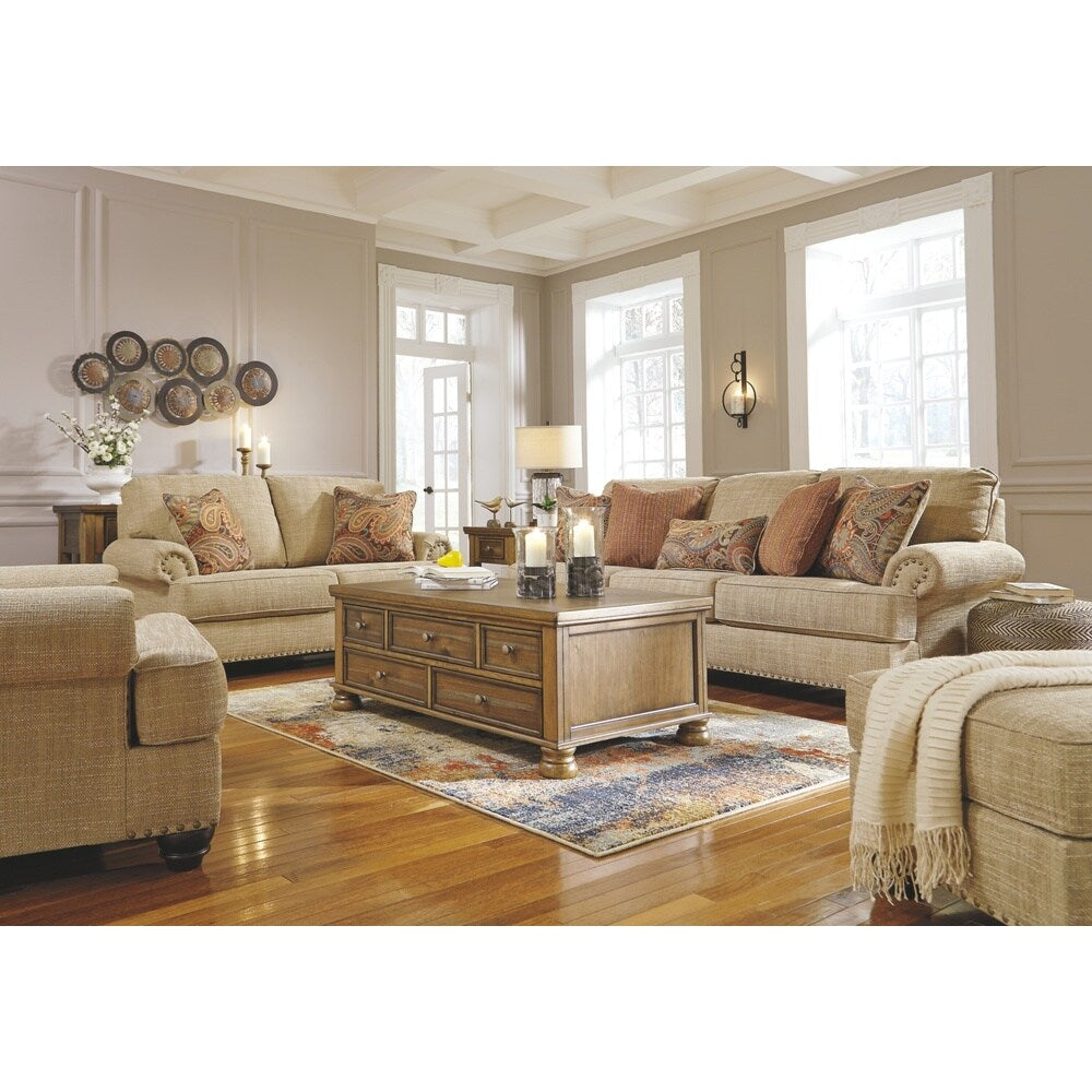 Benchcraft, Candoro Casual Oatmeal Queen Sofa Sleeper