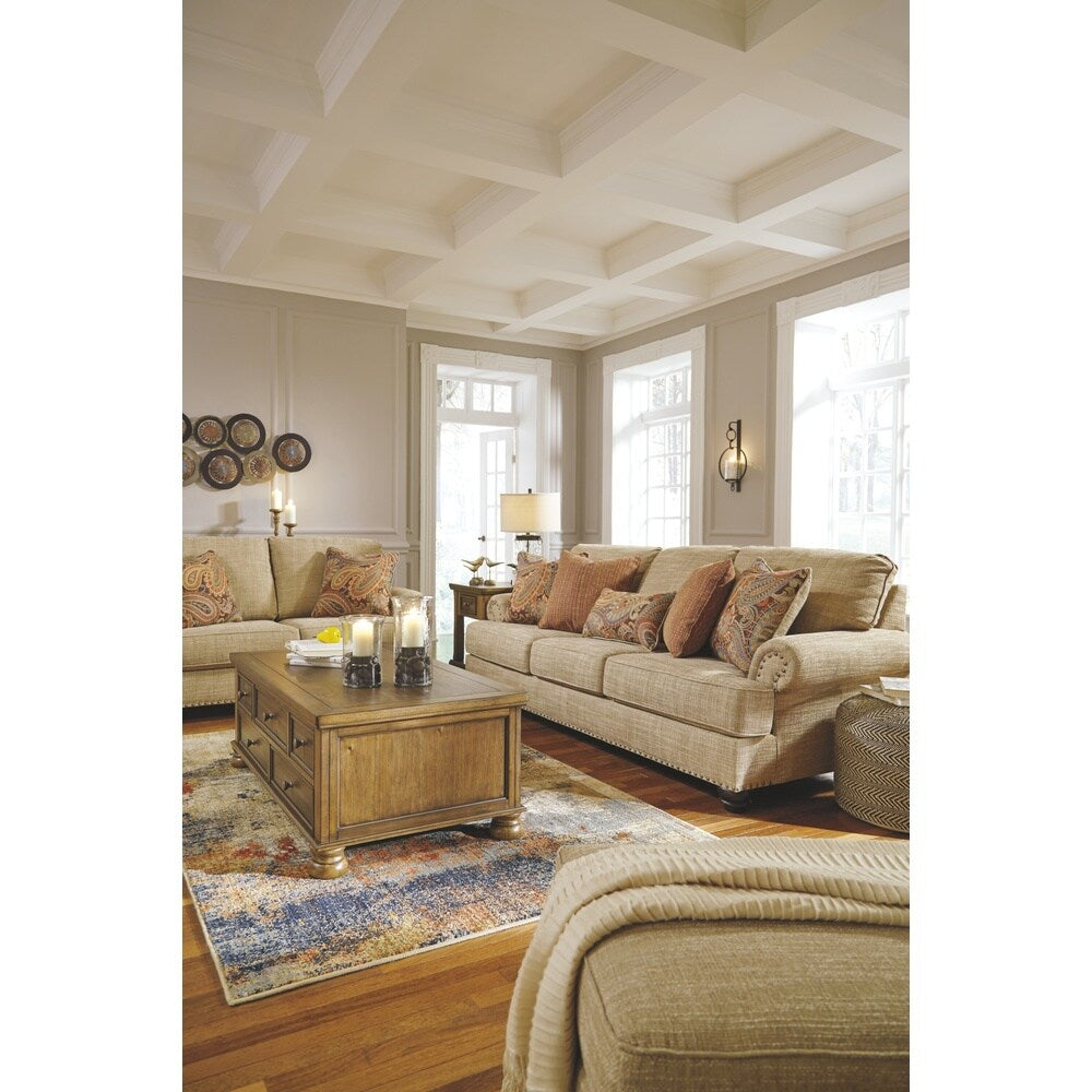Benchcraft, Candoro Casual Oatmeal Queen Sofa Sleeper
