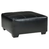 Benchcraft Kumasi Contemporary Black Oversized Accent Ottoman