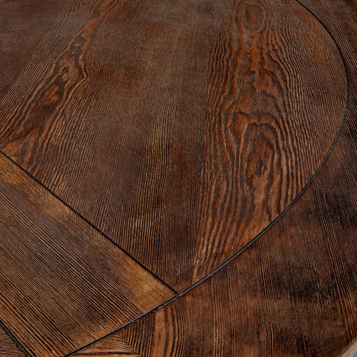 Benchwright Brown Finish Round Dining Table by iNSPIRE Q Artisan