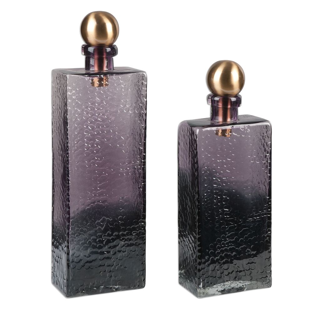 Benedetto Glass Bottles (Set of 2)
