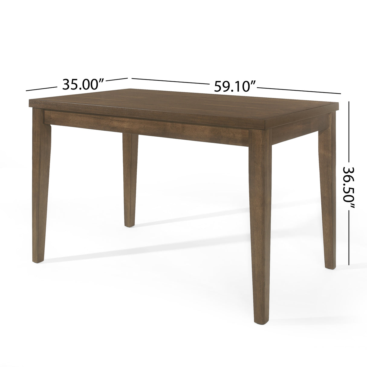 Benner Farmhouse Wood Counter Height 7 Piece Dining Set by Christopher Knight Home