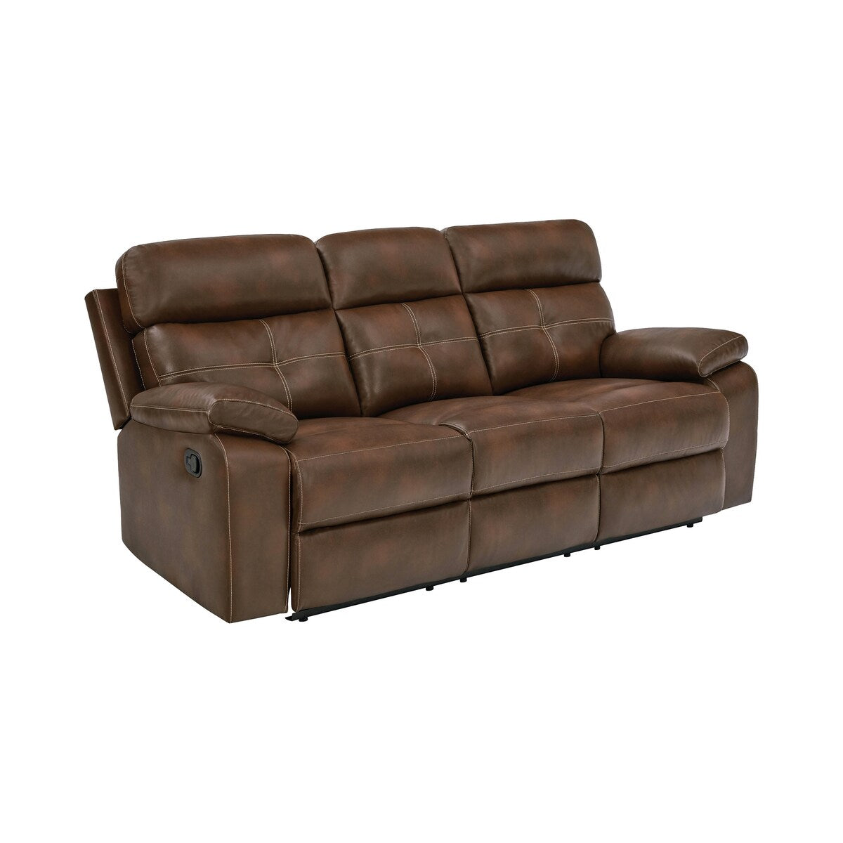 Benton Brown 3-piece Faux Leather Living Room Set