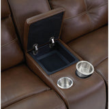 Benton Brown 3-piece Faux Leather Living Room Set