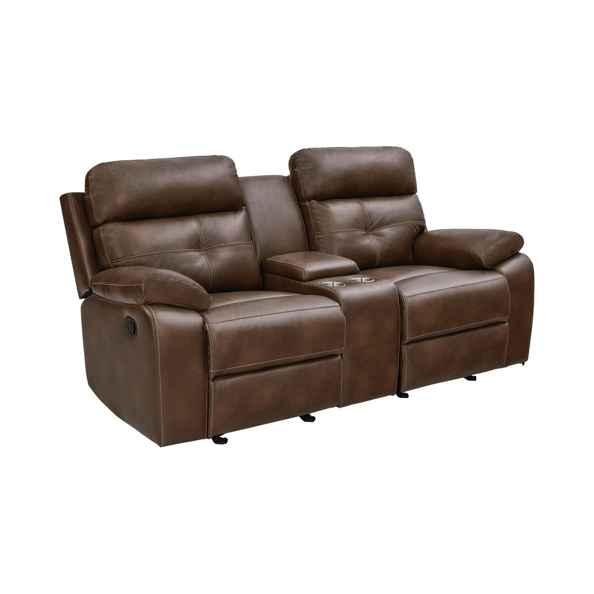 Benton Brown 3-piece Faux Leather Living Room Set