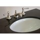 37" Benton Collection Thomasville White Cottage Style Bathroom Vanity
