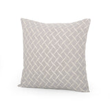 Atchison Modern Fabric Throw Pillow Cover by Christopher Knight Home