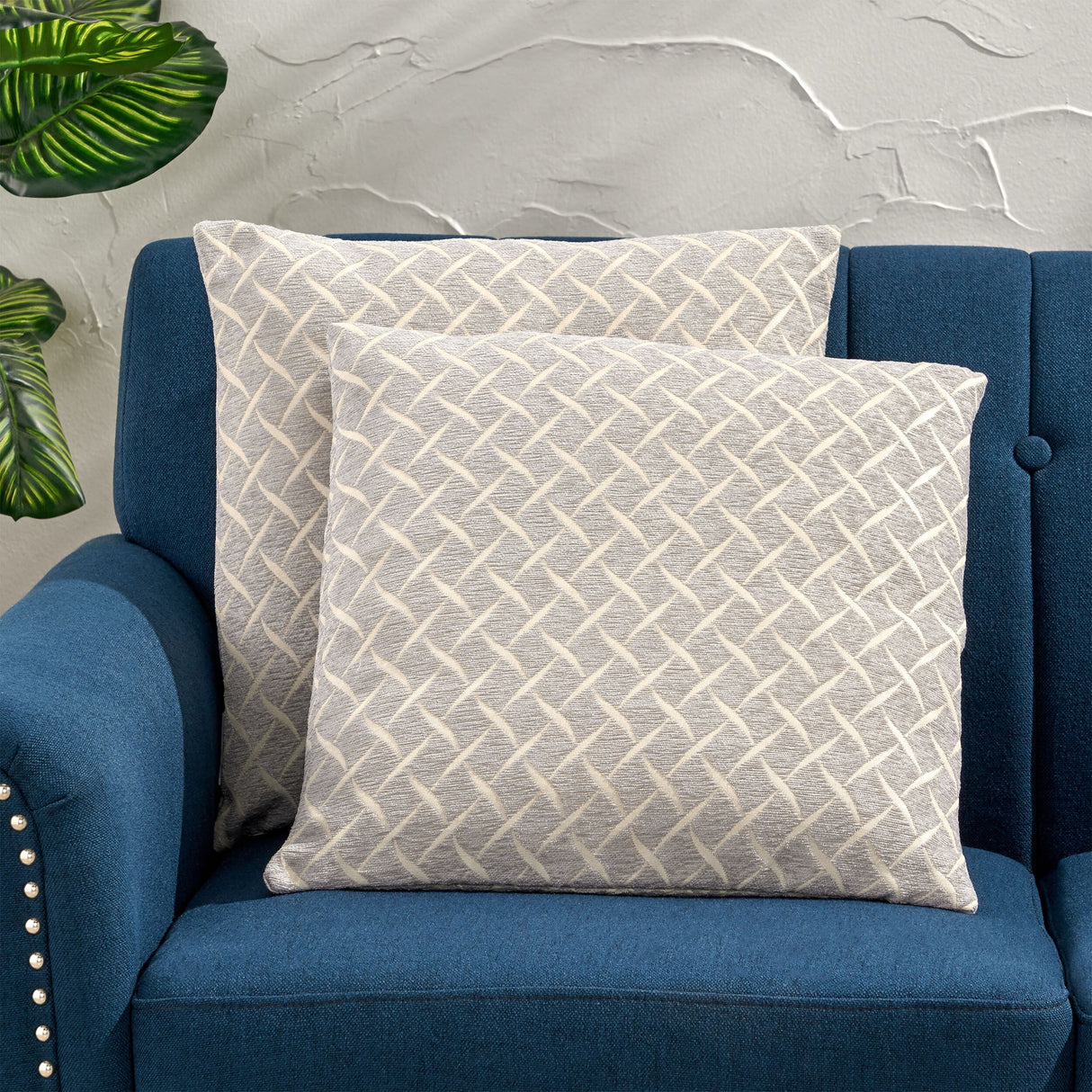 Atchison Modern Fabric Throw Pillow Cover by Christopher Knight Home