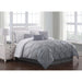 Bergen Ombre Pinch Pleat 7-piece Comforter Set