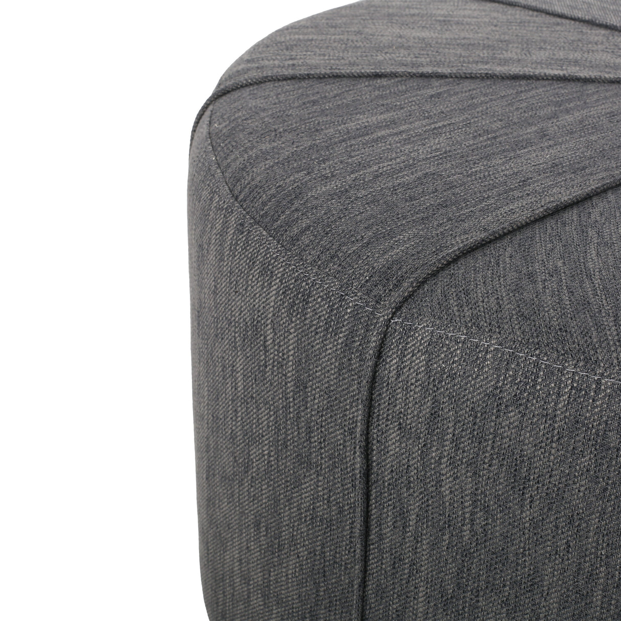 Bergeson Upholstered Round Ottoman by Christopher Knight Home