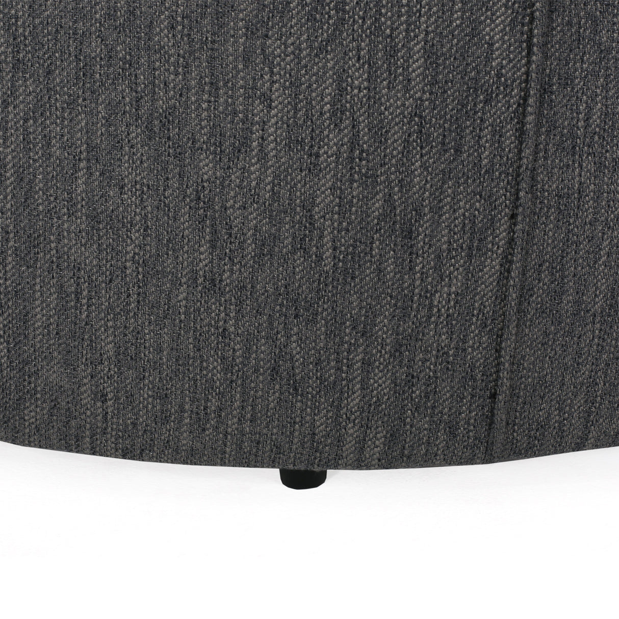 Bergeson Upholstered Round Ottoman by Christopher Knight Home